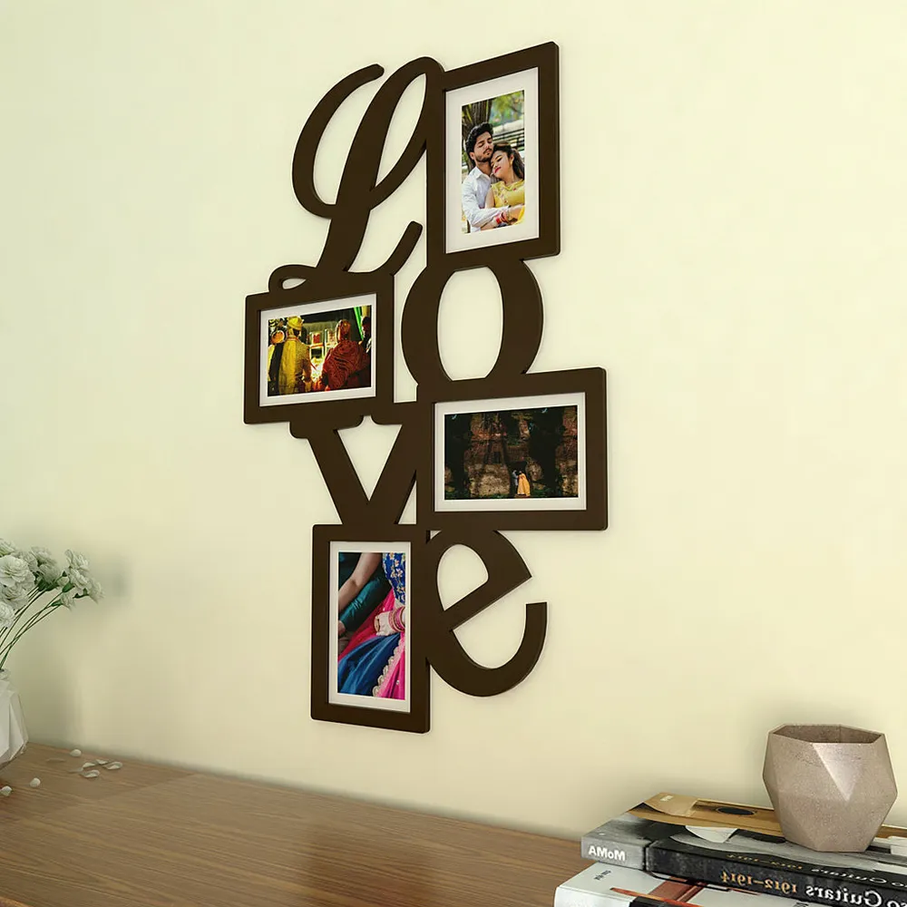 Love Collage Hanging Photo Frame -Available in 4 colors Turquoise