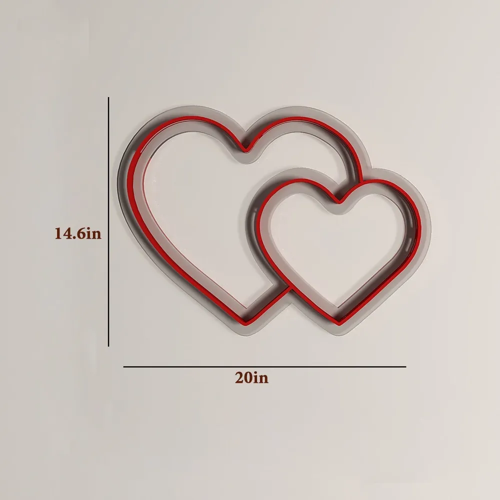 Love Heart Neon Light (Available in Multiple Colors) Pink