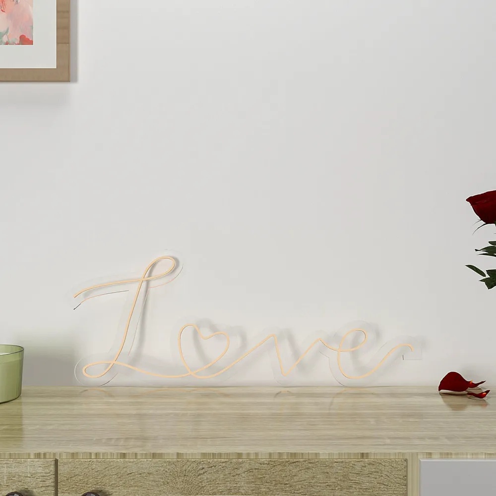 Love Neon LED Light (Available in Multiple Colors) Blue