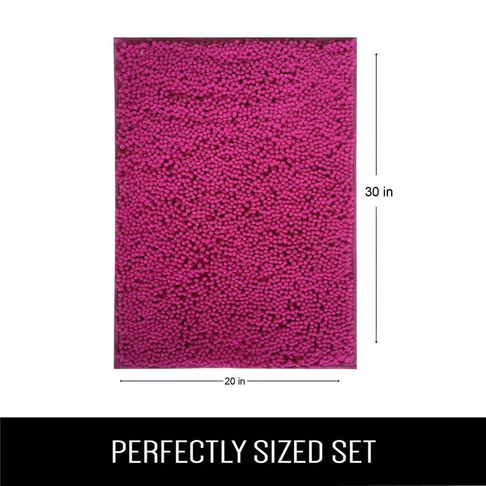Lushomes 2200 GSM Bathmat with Non-Slip Backing