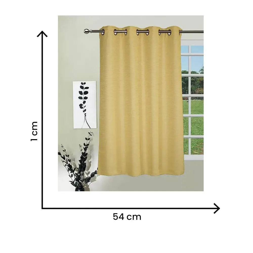 Lushomes Beige Matka Silk Curtain for Windows