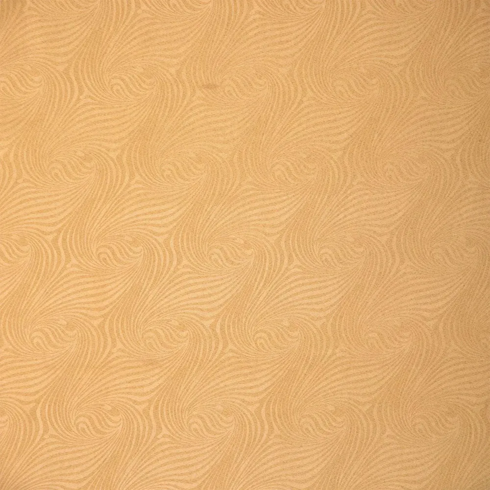 Lushomes Beige Polyester Embossed Blackout Window Curtain