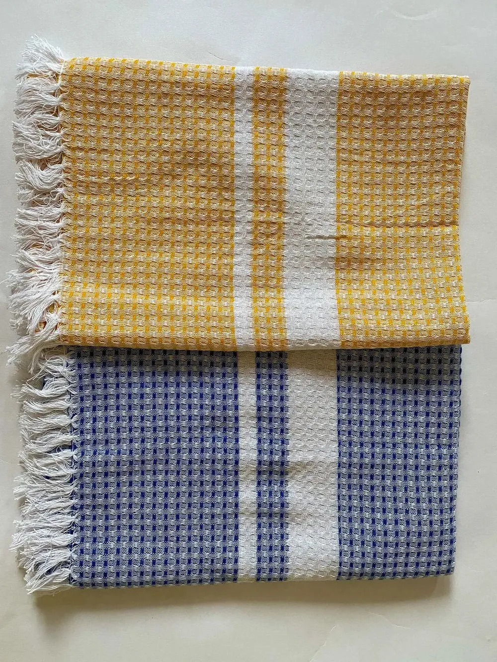 Lushomes Best Bath Towel Checks Combo (Pack of 2)