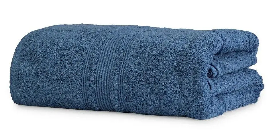 Lushomes Blue Striped Turkish Bath Towel (1 piece)