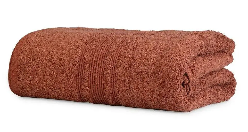Lushomes Brown Super Soft and Fluffy Turkish Bath Towel (1 piece)