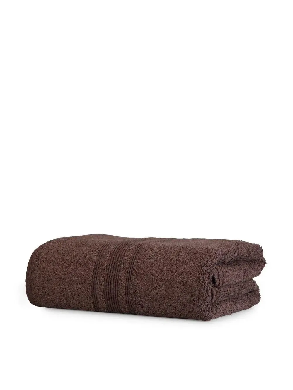 Lushomes Chocolate Brown High-Quality Turkish Bath Towel (1 piece)