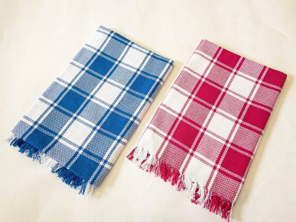 Lushomes Cotton Full Size Bath Towel (Pack of 2)