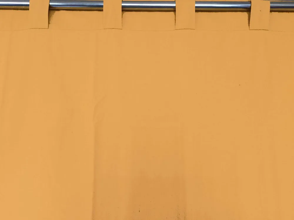 Lushomes Cotton Yellow Rod Pocket Window Drapes