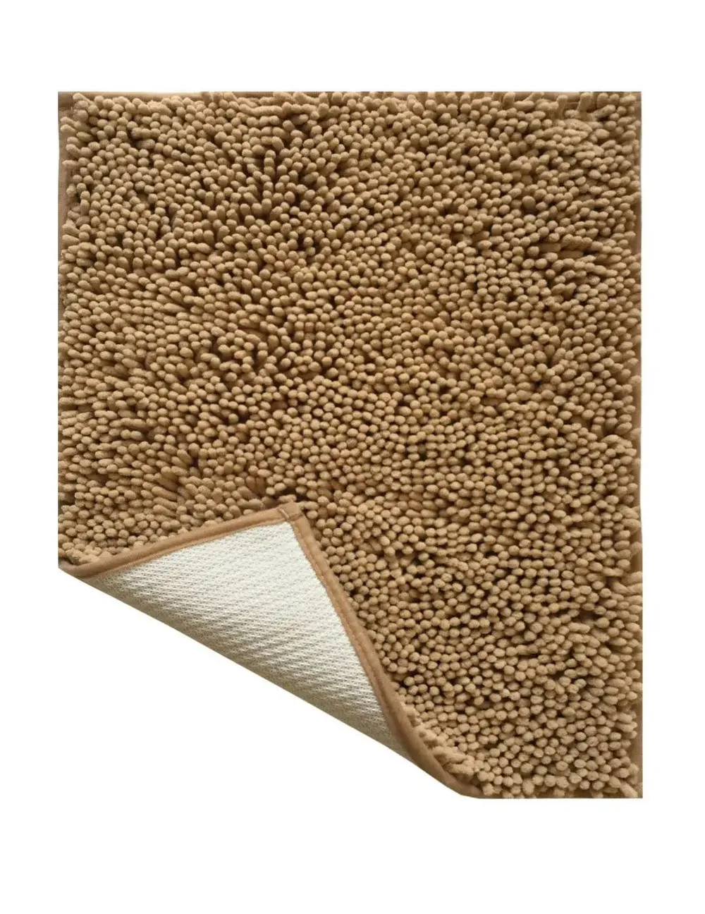 Lushomes Durable Brown Bath Mat (2200 GSM)