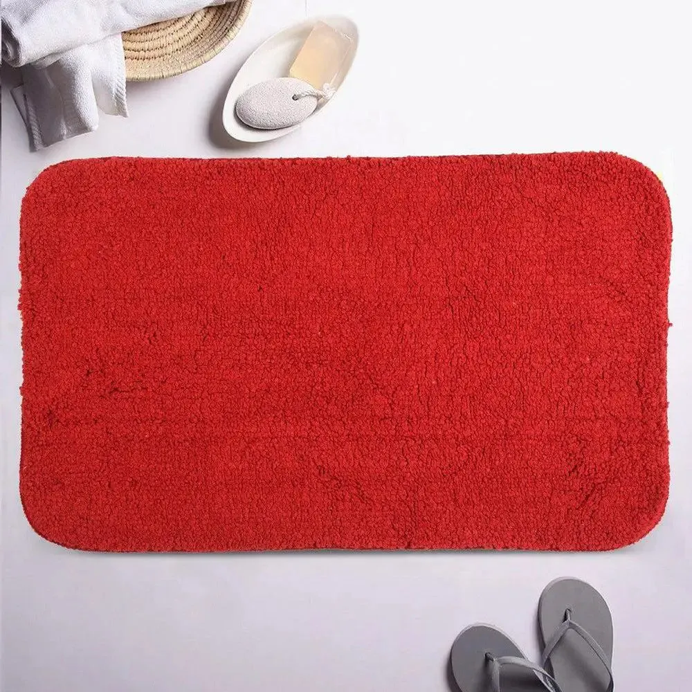 Lushomes Fluffy 1800 GSM Microfiber Bathroom mat