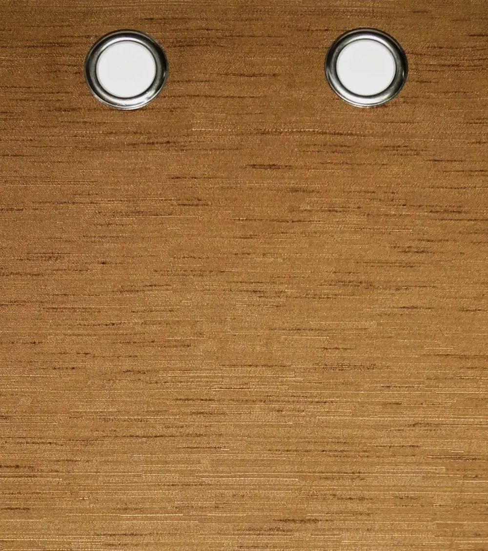 Lushomes Matka Silk Curtain for Long Door (Pack of 1; Brown)