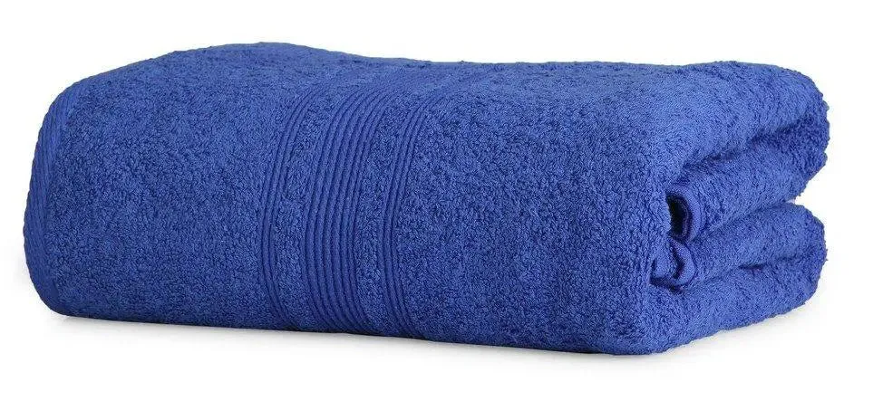 Lushomes Nautical Blue Super Soft and Fluffy Turkish Bath Towel (1 piece)