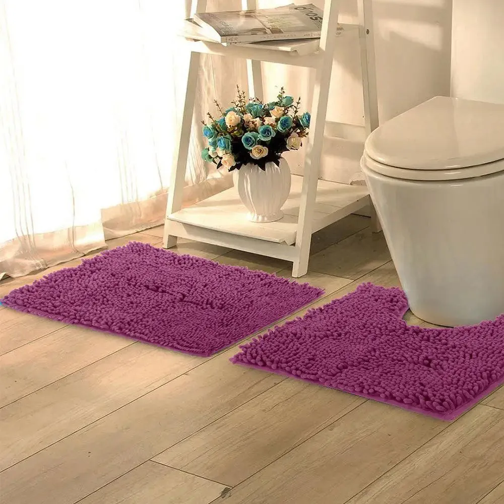 Lushomes Non-Flip Bathmat Set (2200 GSM)