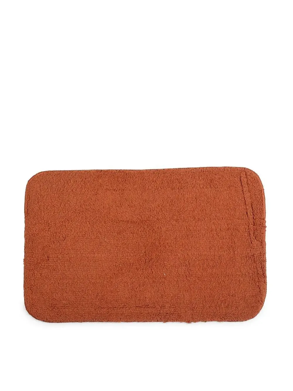 Lushomes Non-Slip Brown Bath Mat with High-Pile Microfiber