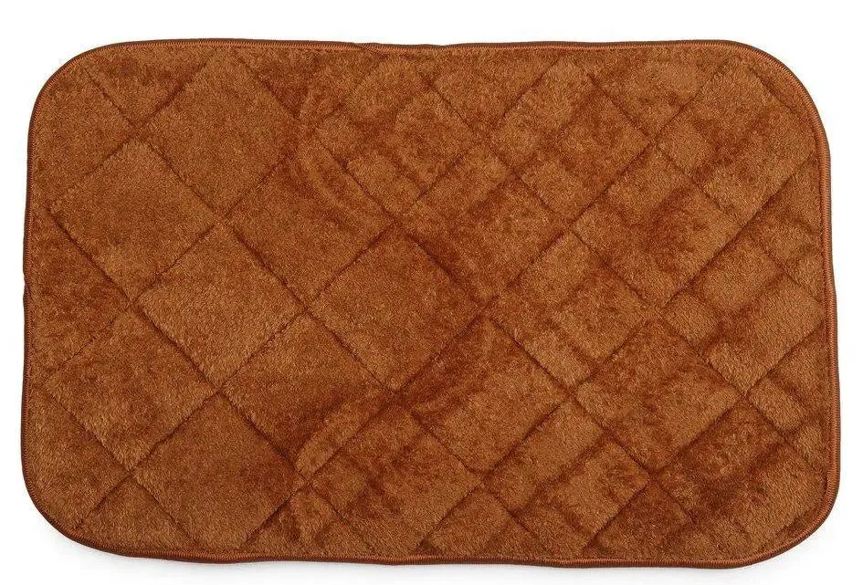 Lushomes Non-Slip Gold Memory Foam Bathmat