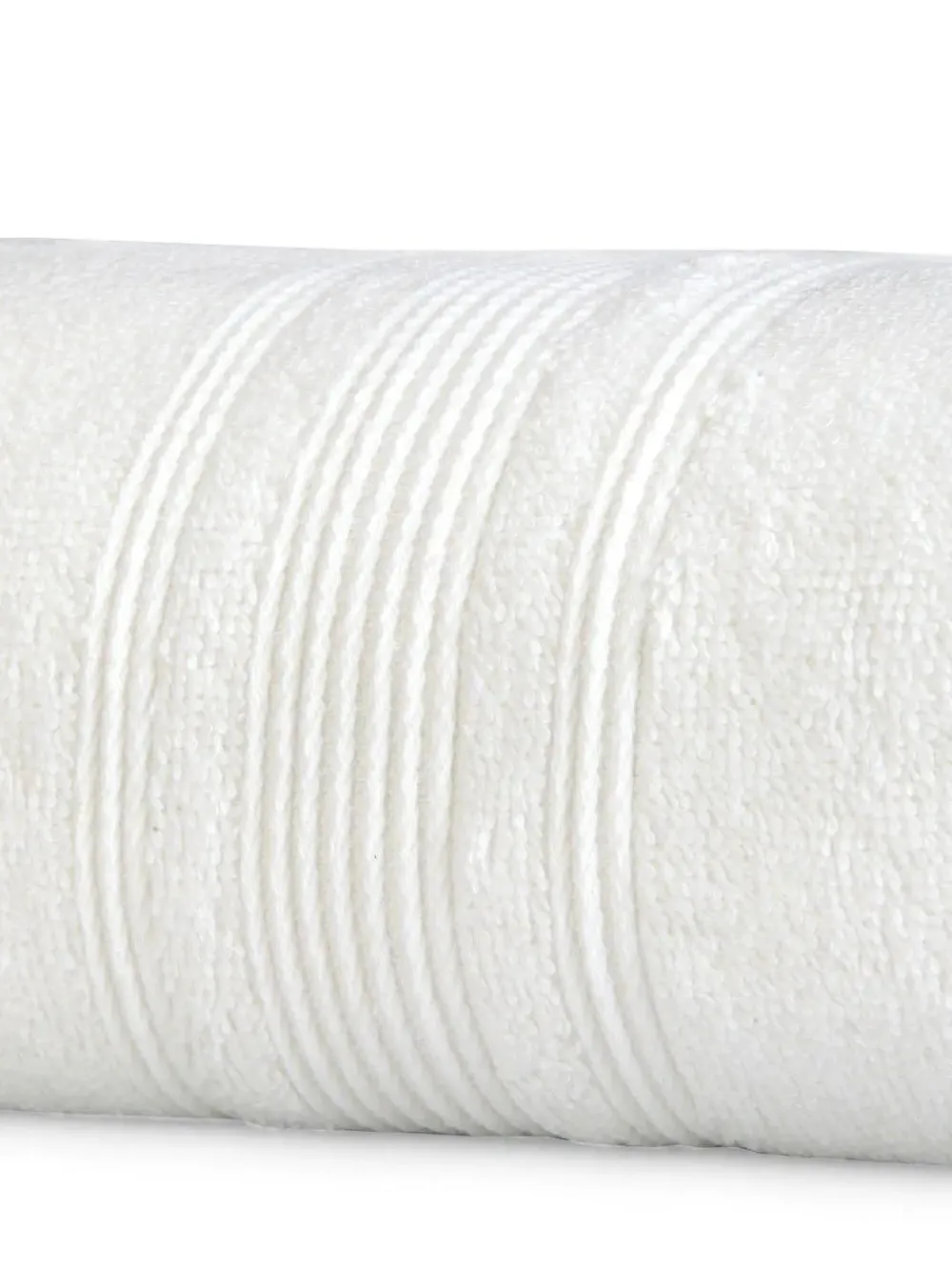 Lushomes Off-White Fluffy Turkish Bath Towel (1 piece)