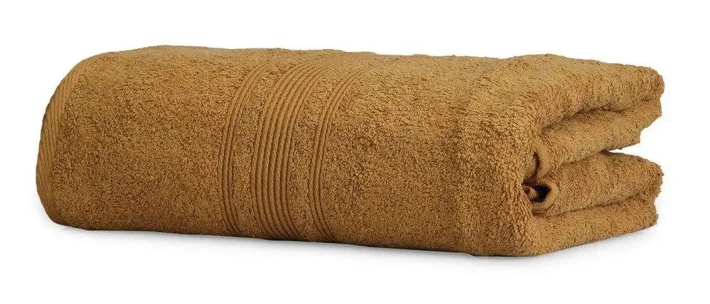 Lushomes Olive Brown Super Soft Turkish Bath Towel (1 piece)