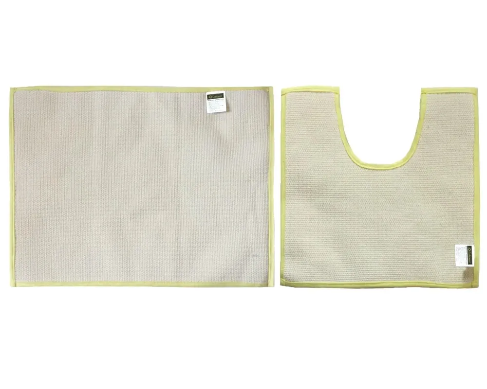 Lushomes Olive Green 2200 GSM Bathmat Set