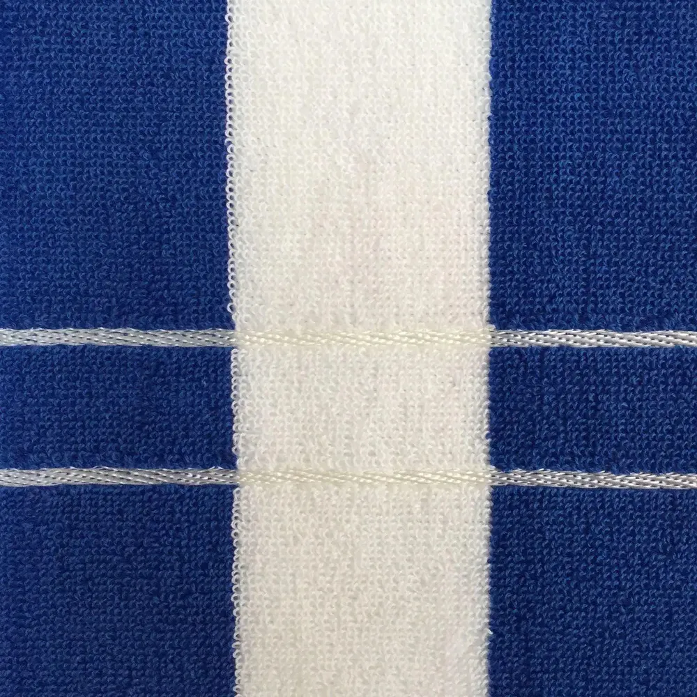 Lushomes Orange & White Cabana Cotton Pool Towel for Men & Women (1 piece)