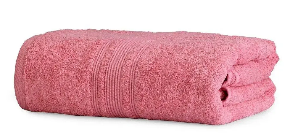 Lushomes Peony Pink Super Soft Turkish Bath Towel (1 piece )