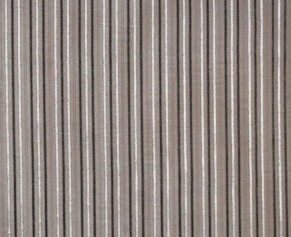 Lushomes Polyester Black Sheer Window Curtain with Stripes