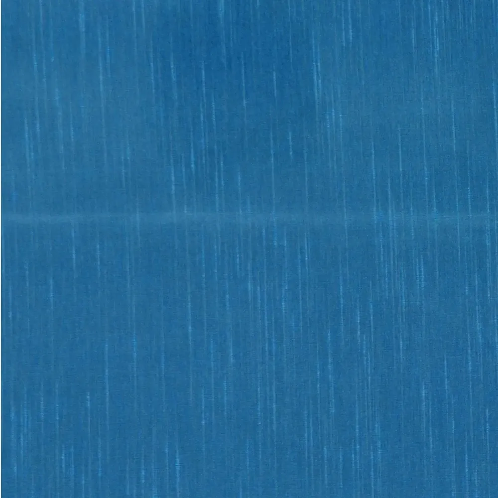 Lushomes Polyester Blue Window Curtain with Lining