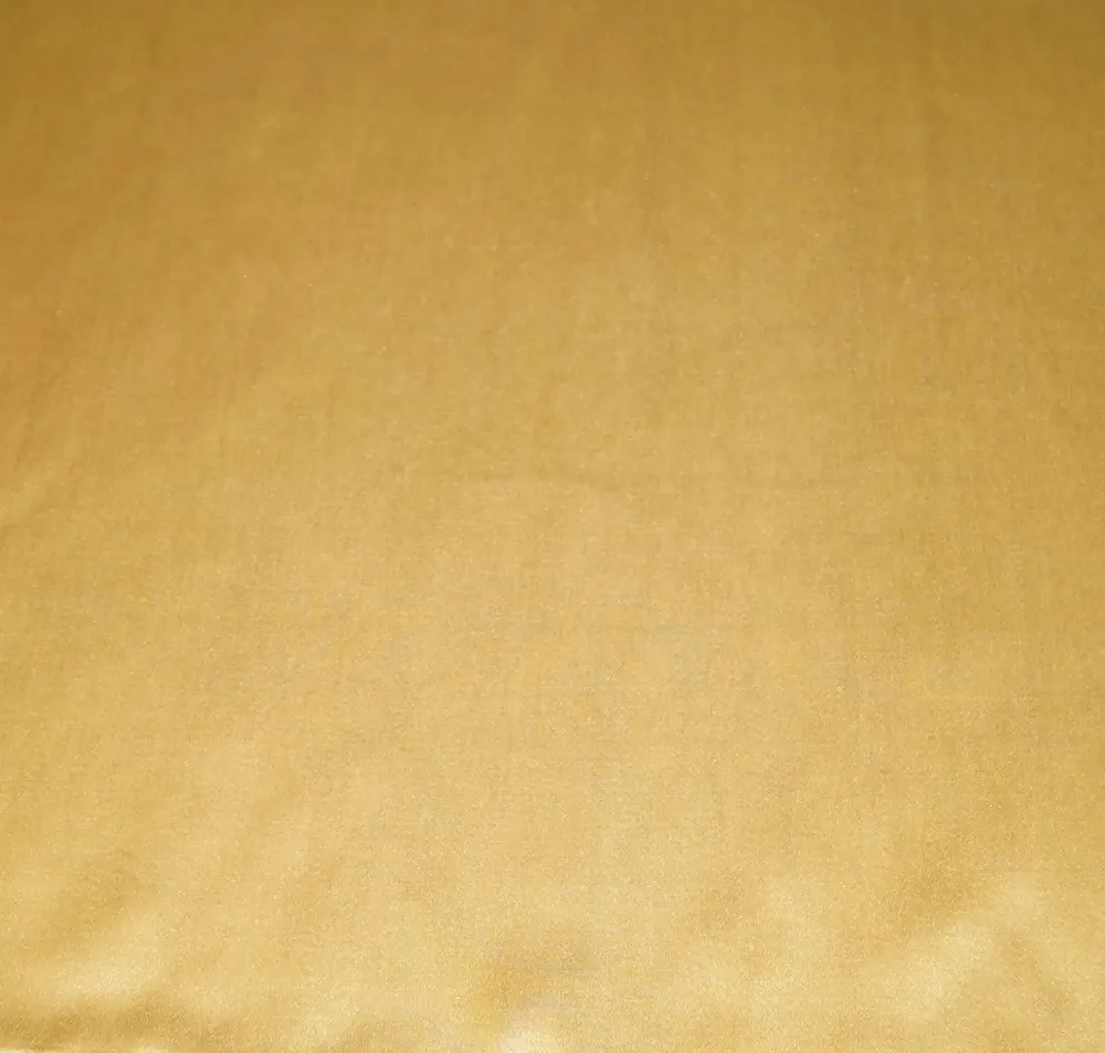 Lushomes Polyester Gold Satin Plain Long Door Curtain with 8 Metal Eyelets (54 x 108 inches, Single pc)