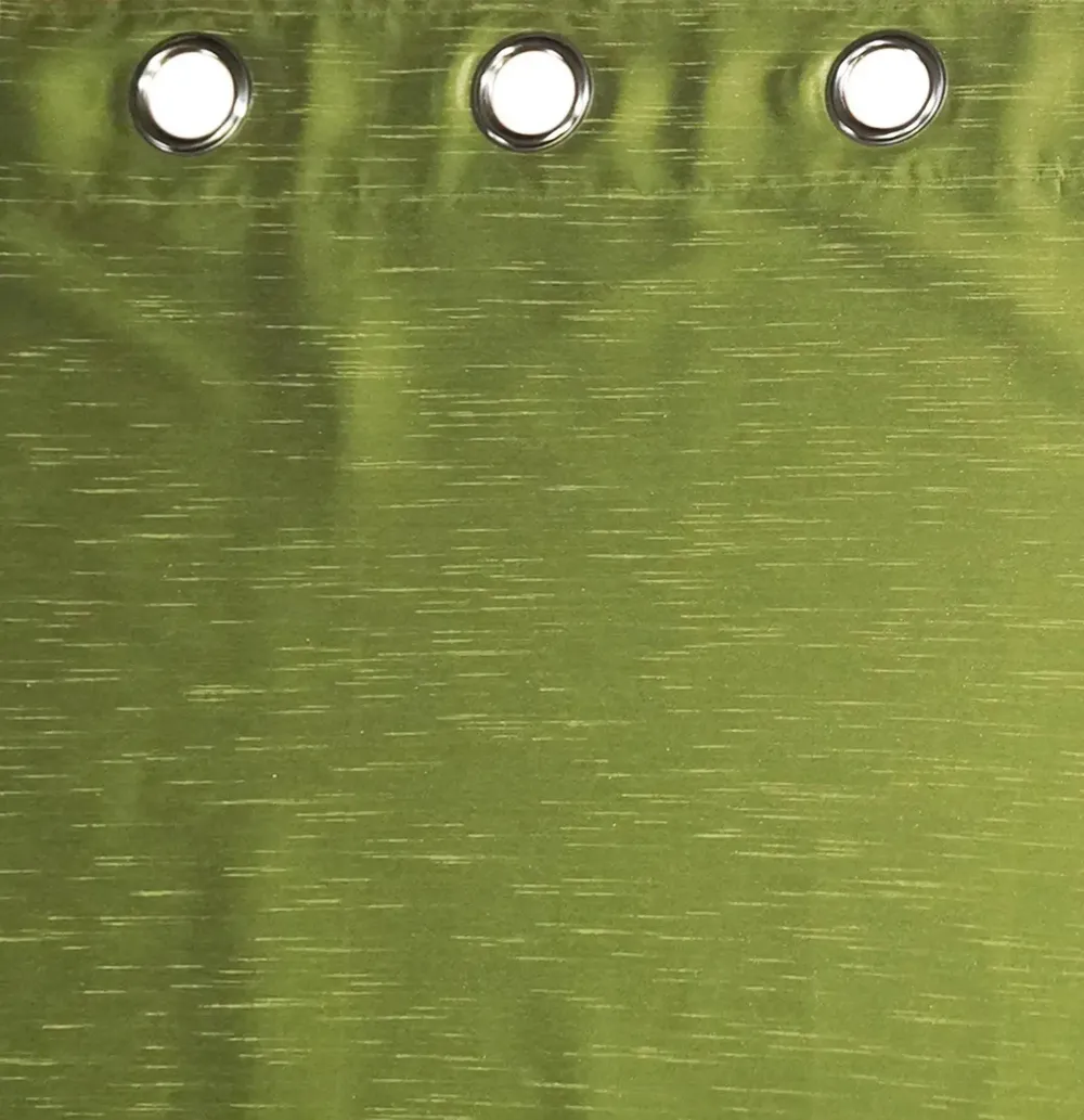 Lushomes Polyester Green Art Silk Long Door Curtain with Polyester Lining ( 54 x 108 Inches, Pack of 1)