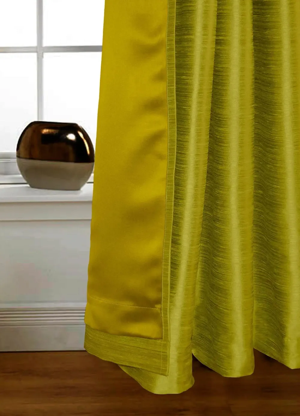 Lushomes Polyester Green Twinkle Star Curtain with Blackour Matching Lining for Long Door(54 X 108 inches, Pack of 1)