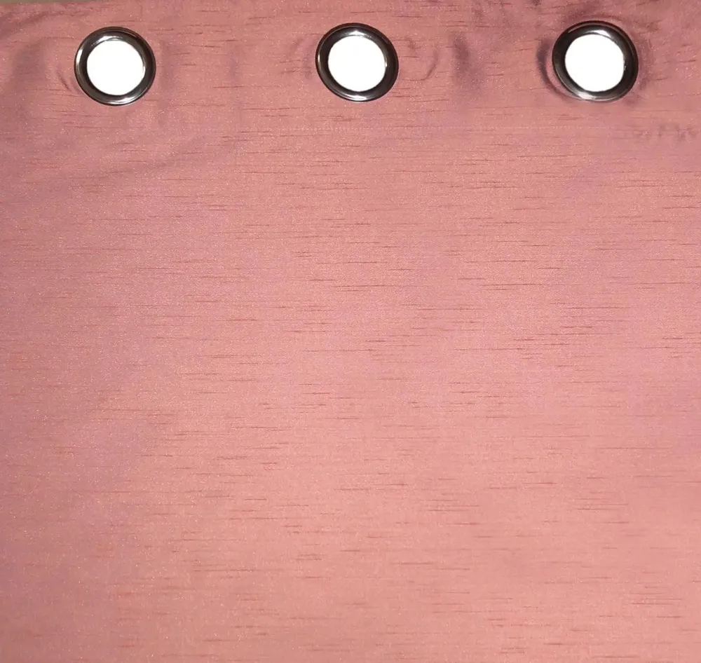 Lushomes Polyester Maroon Art Silk Long Door Curtain with Polyester Lining ( 54 x 108 Inches, Pack of 1)