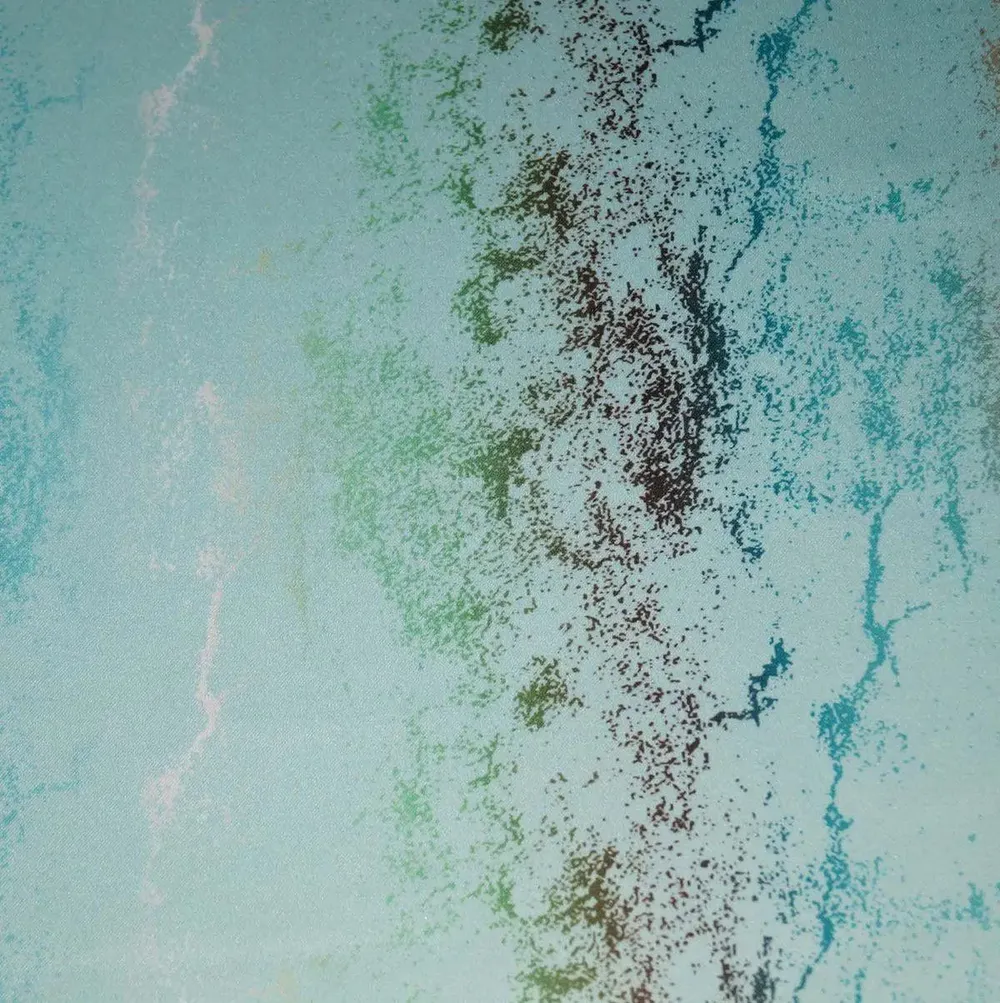 Lushomes Polyester Multicolour 3D Light Blue Blackout Window Curtains