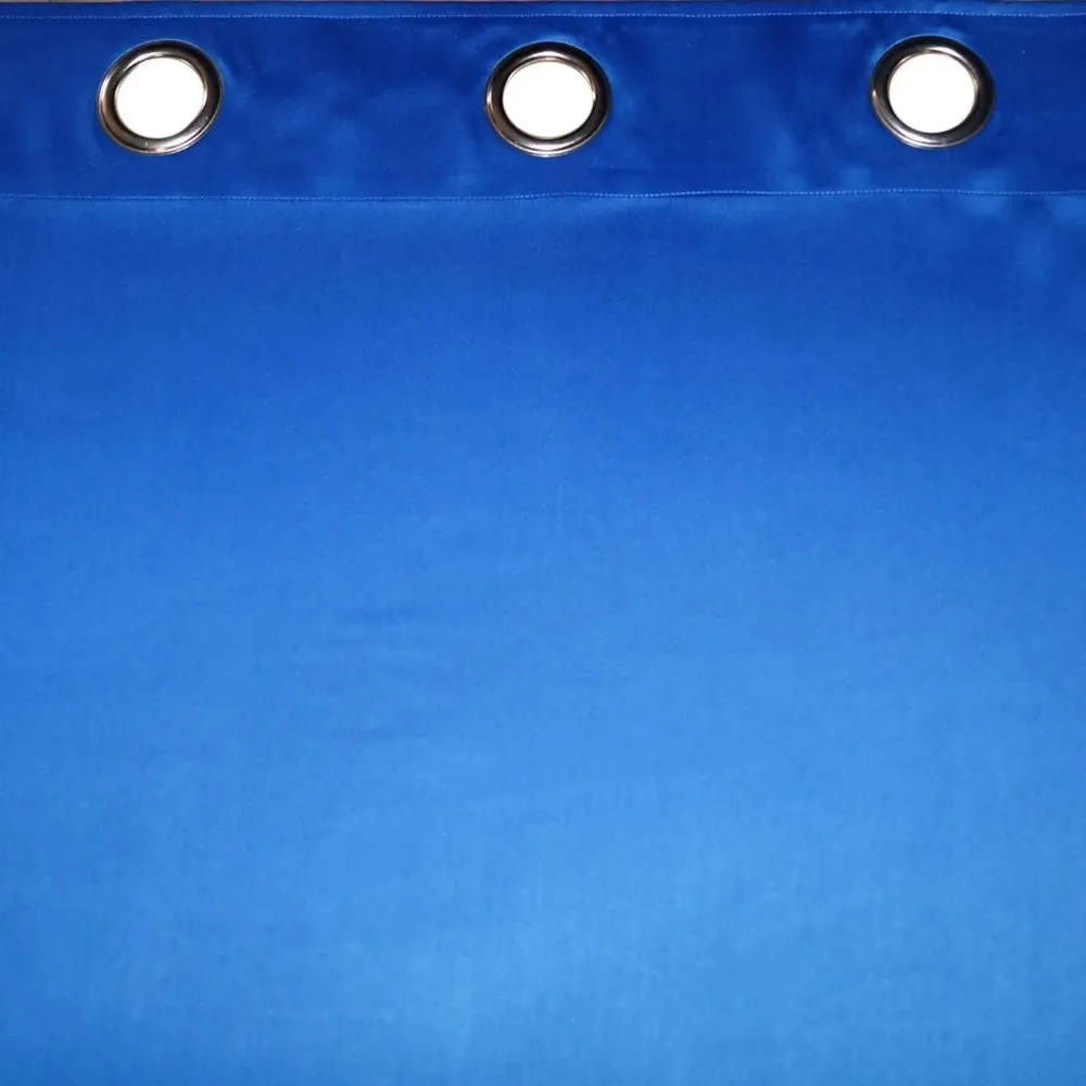 Lushomes Polyester Plain Blackout Window Curtain with 8 Metal Eyelets