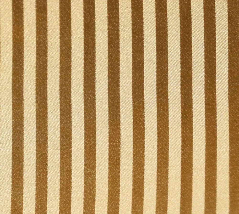 Lushomes Polyester Striped Blackout Window Curtain with 8 Metal Eyelets