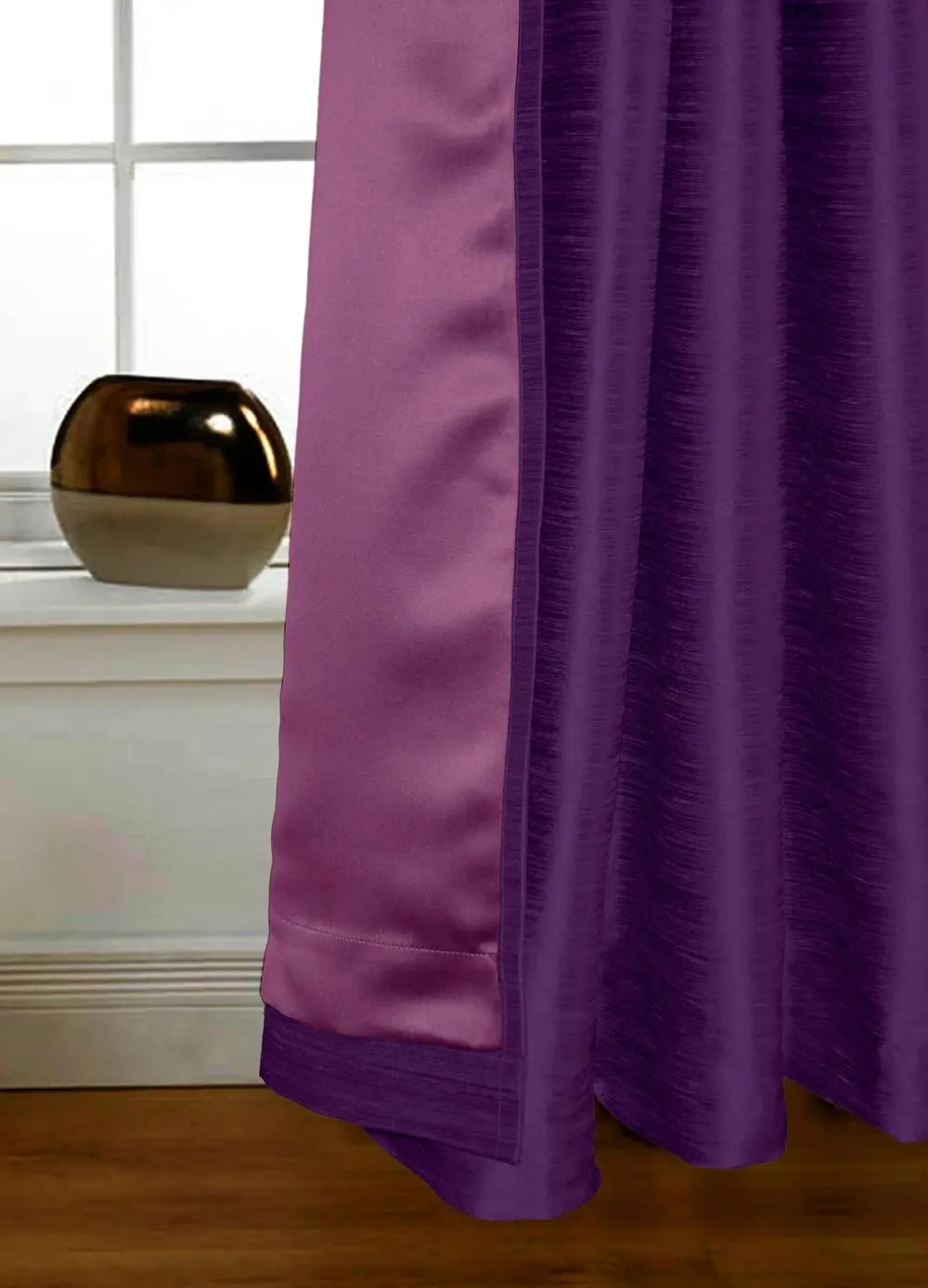 Lushomes Polyester Wine Twinkle Star Curtain with Blackour Matching Lining for Long Door(54 X 108 inches, Pack of 1)