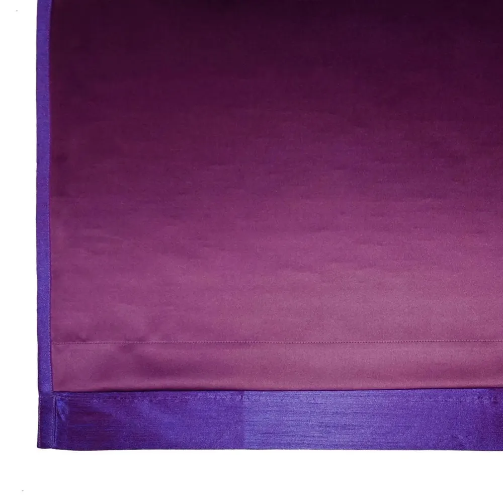 Lushomes Polyester Wine Twinkle Star Curtain with Blackour Matching Lining for Long Door(54 X 108 inches, Pack of 1)