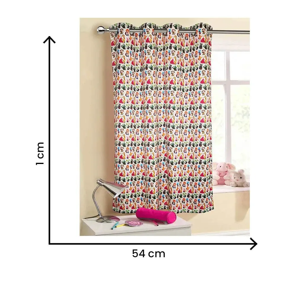 Lushomes Printed Blackout Window Curtain