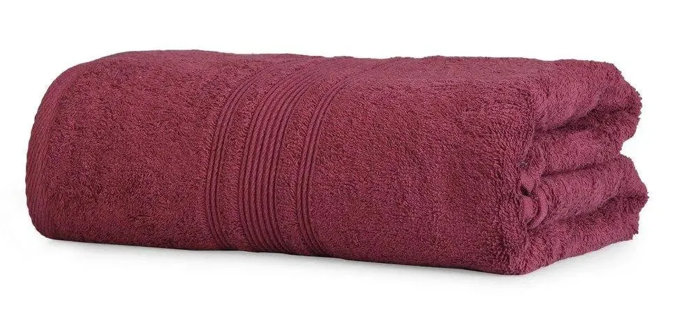 Lushomes Red Plum Super Soft and Fluffy Turkish Towel (1 piece)
