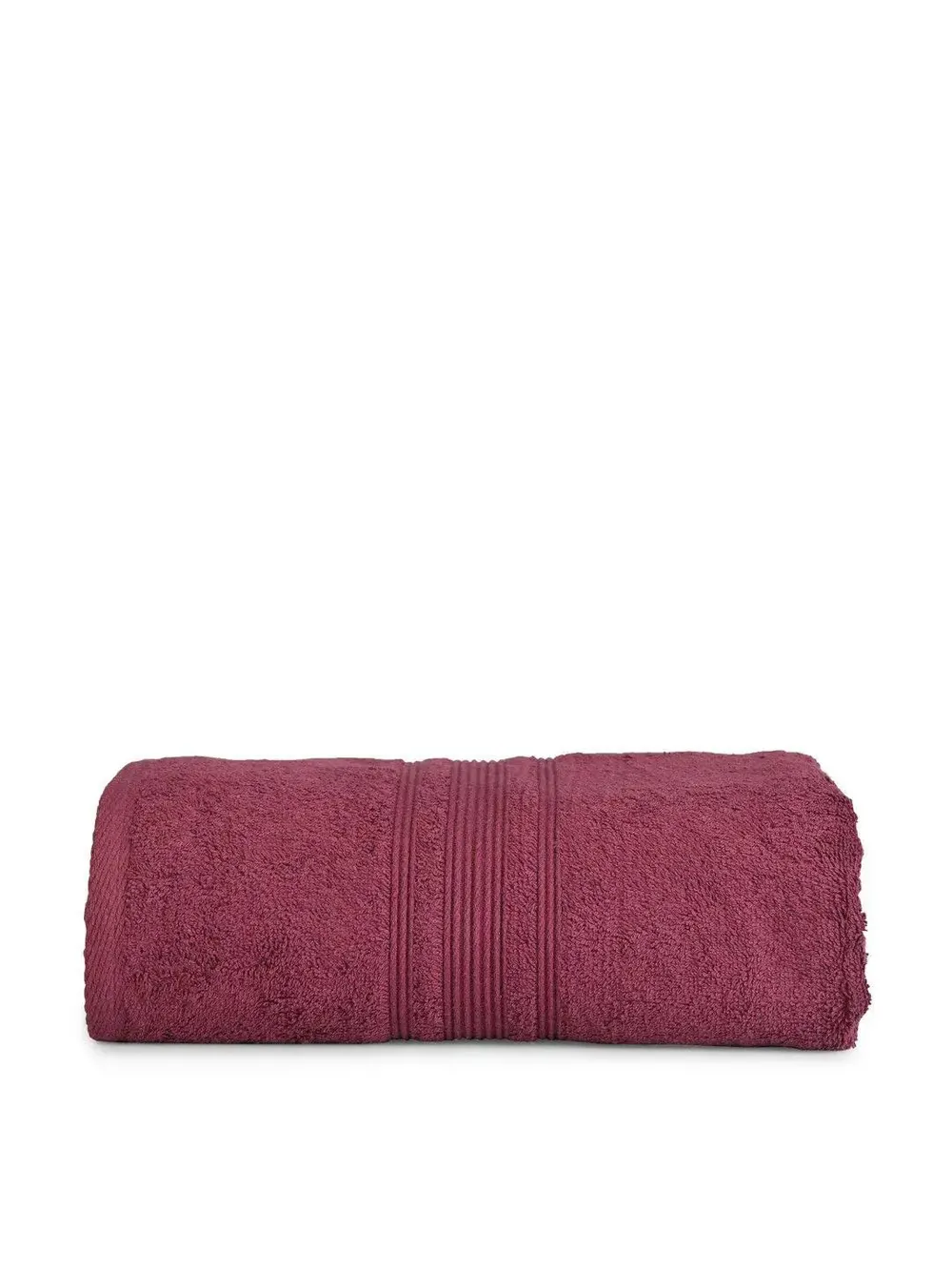 Lushomes Red Plum Super Soft and Fluffy Turkish Towel (1 piece)