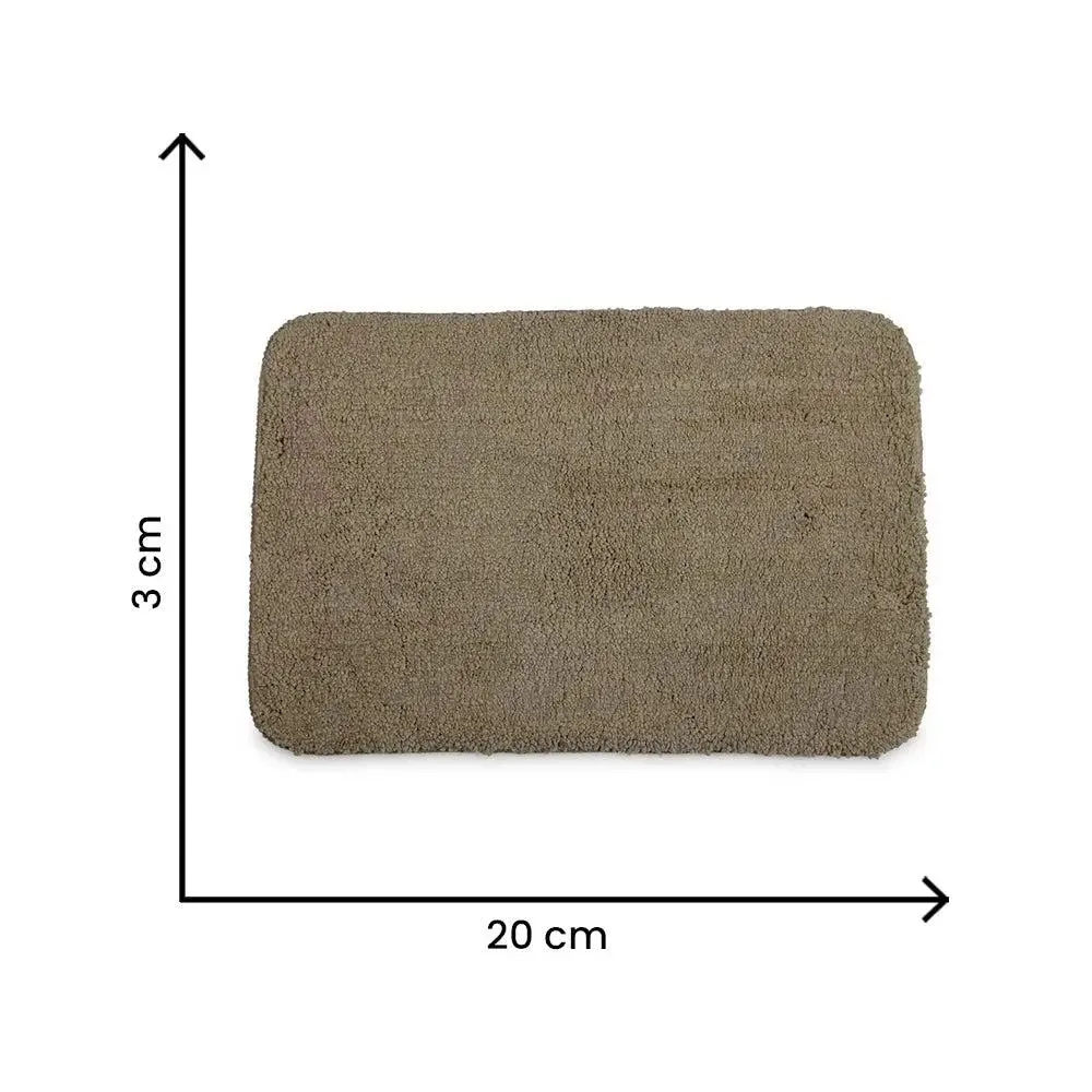Lushomes Super Soft Durable 1800 GSM Polyester Bath Mat