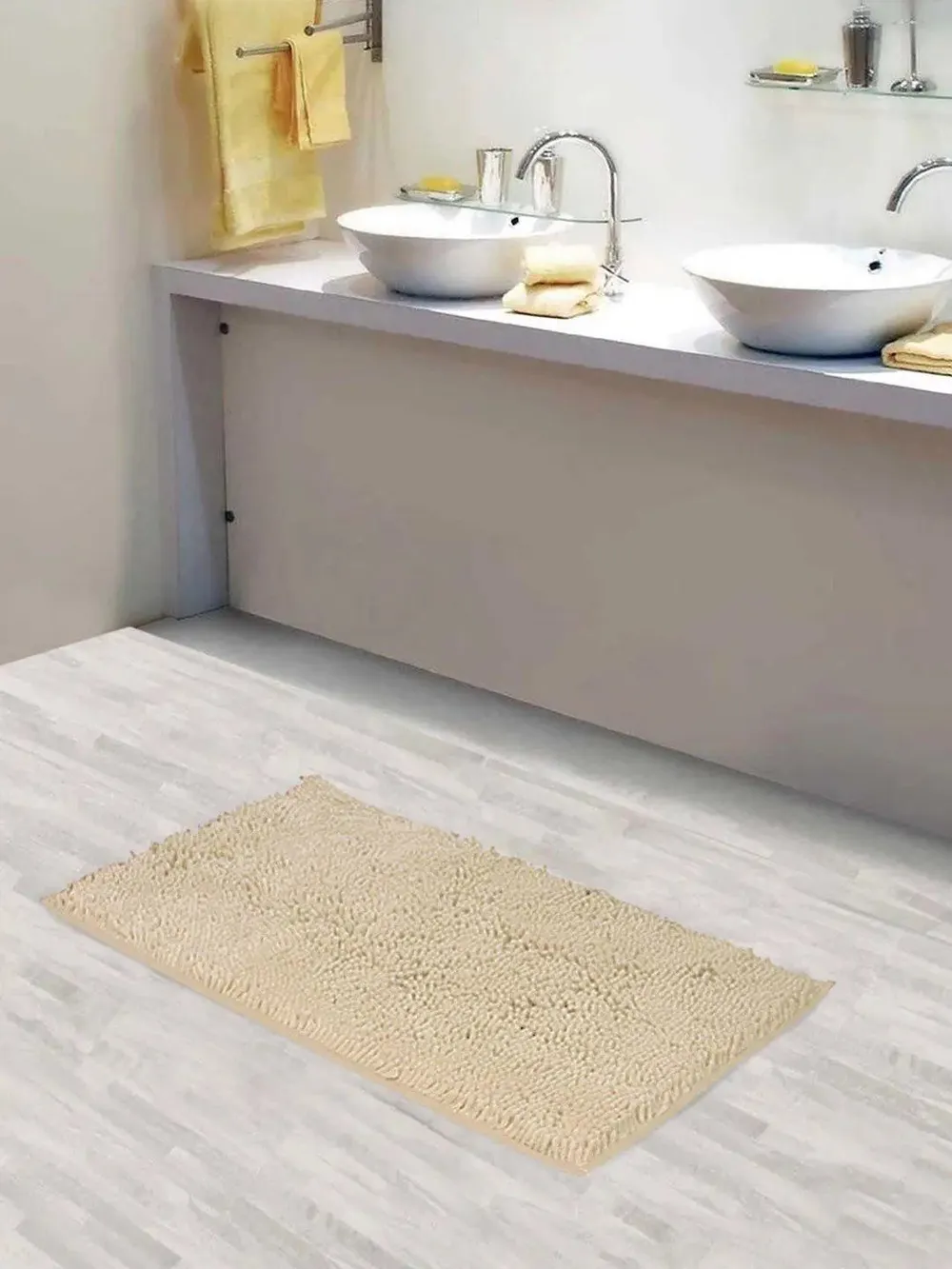 Lushomes Synthetic Bathmat with Non-Slip Backing (2200 GSM)