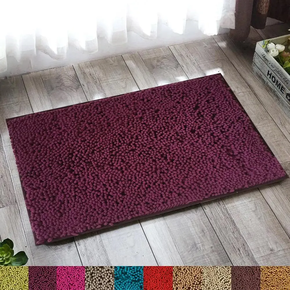 Lushomes Synthetic Non-Slip Bathrrom Rug