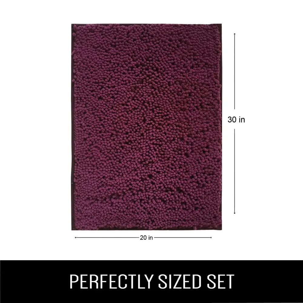 Lushomes Synthetic Non-Slip Bathrrom Rug