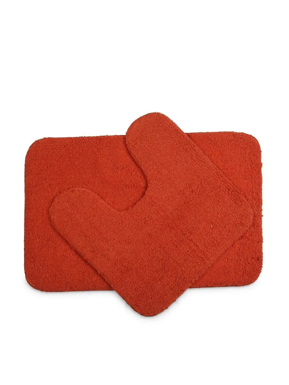 Lushomes Tan 1800 GSM Bathmat Set with High Pile Microfiber