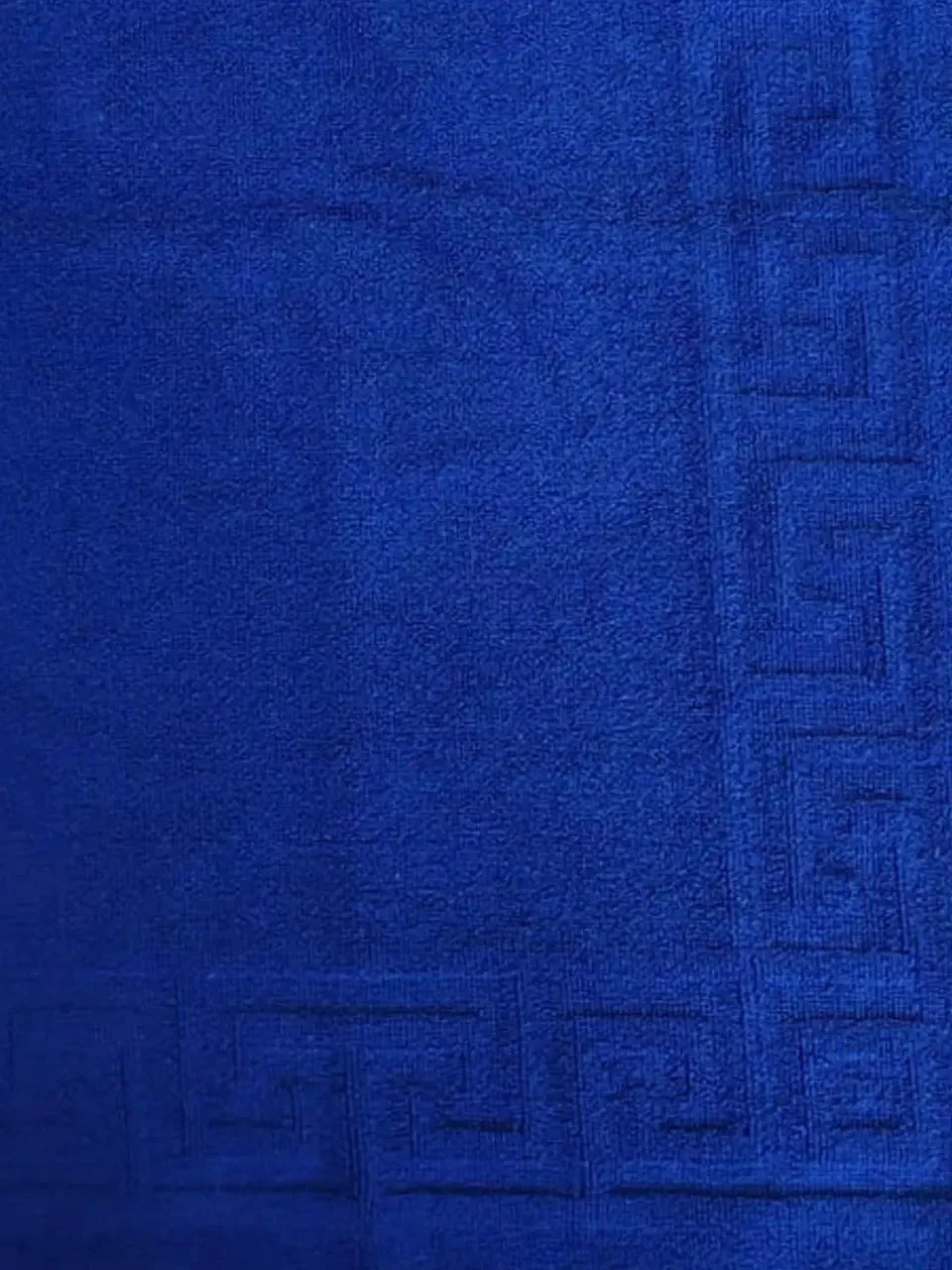 Lushomes Terry Cotton Royal Blue Spa Bathmat