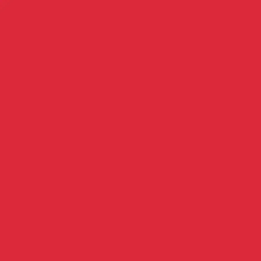 Lushomes Tomato Red Plain Dining Table Cover Cloth (Pack of 1)