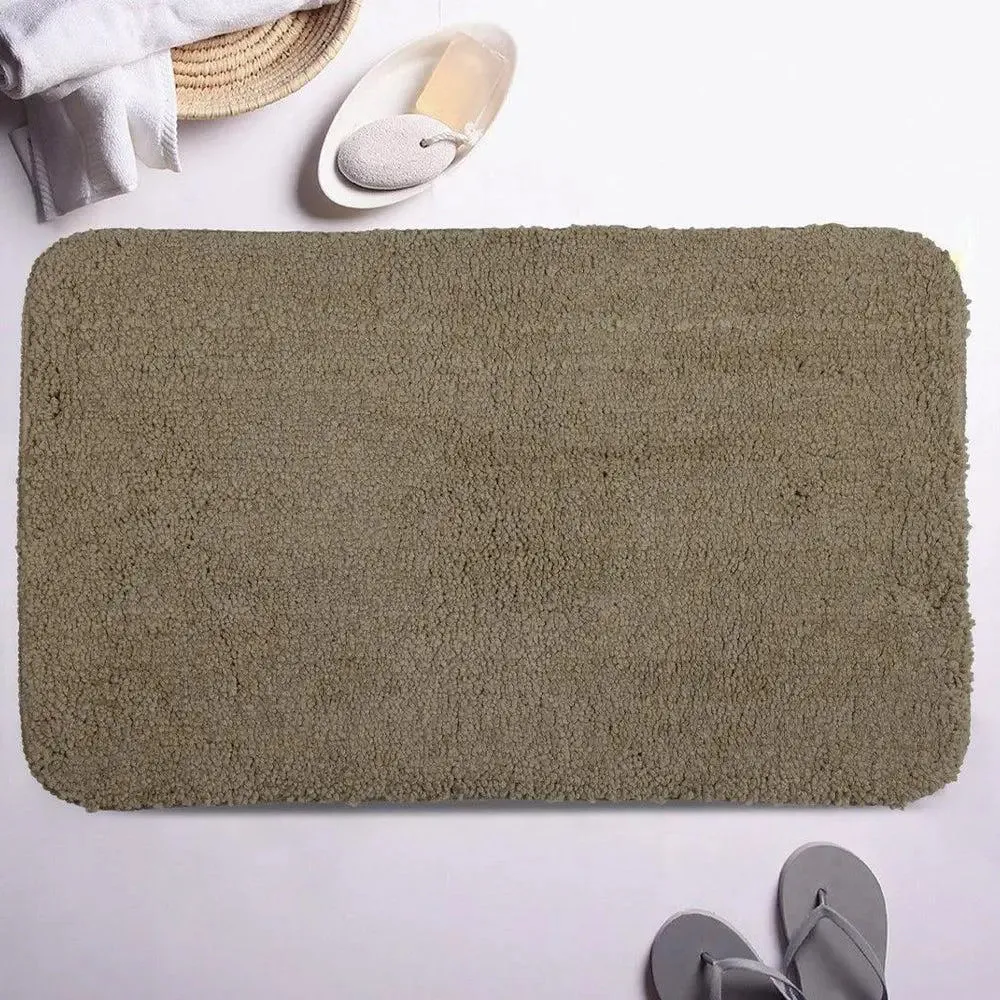 Lushomes Unique Bathmat with High-Pile Microfiber (1800 GSM)