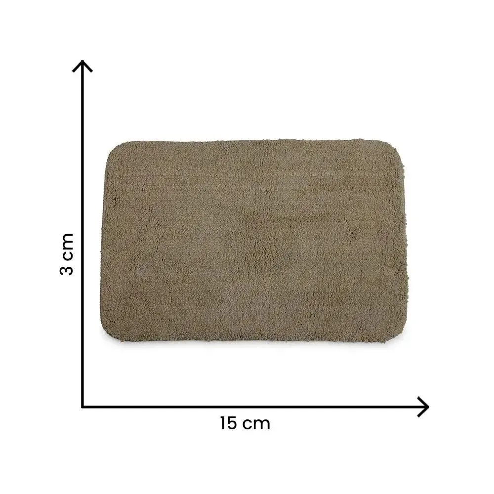 Lushomes Unique Bathmat with High-Pile Microfiber (1800 GSM)