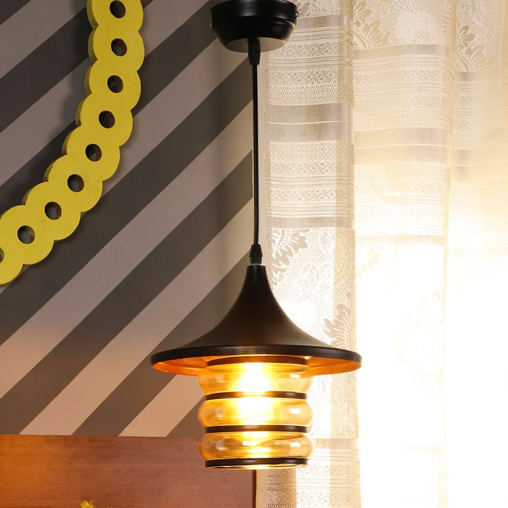 Luster Glass Traditional Focus Hanging Light Single Piece