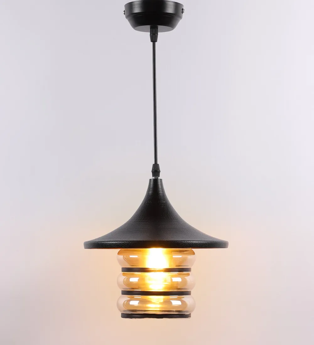 Luster Glass Traditional Focus Hanging Light Single Piece