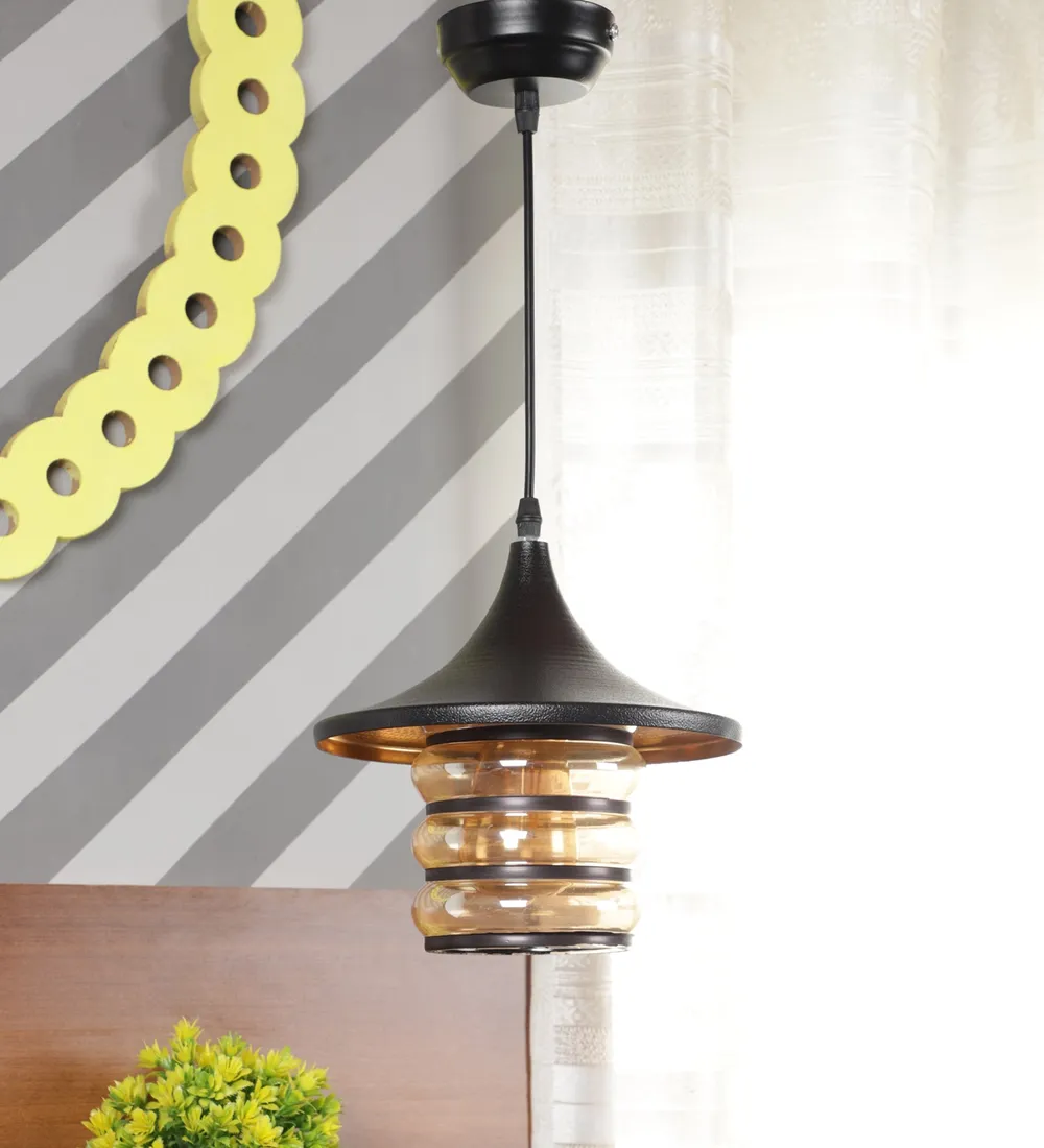 Luster Glass Traditional Focus Hanging Light Single Piece